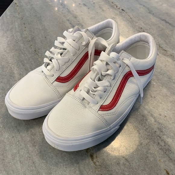 Vans Shoes - All leather vans mens 8/women’s 9.5